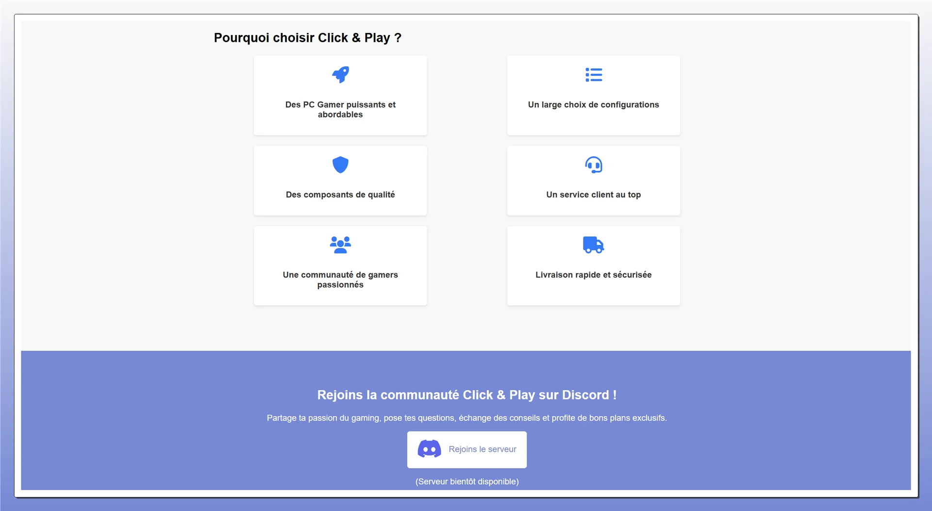 Processus de commande